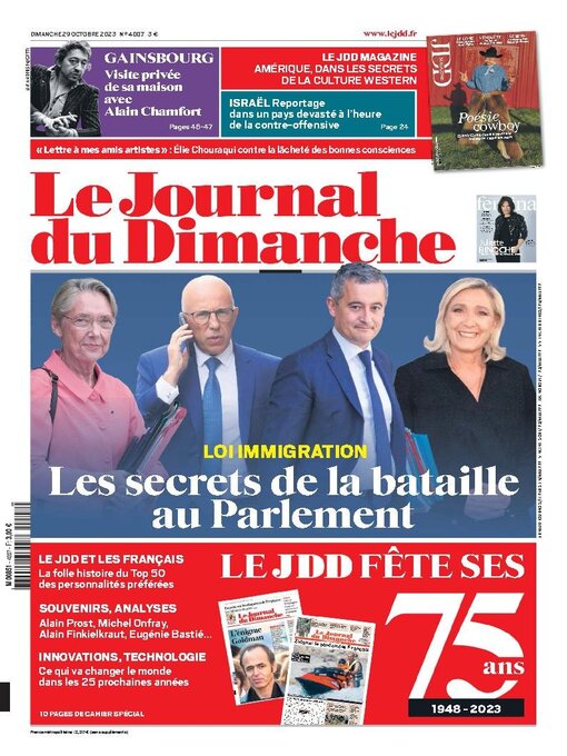 Title details for Le Journal du dimanche by Lagardere Media News - Available